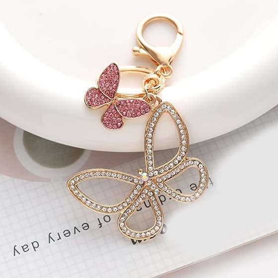 chaga170-porte-cles-papillons-strass-rose-et-blanc-2