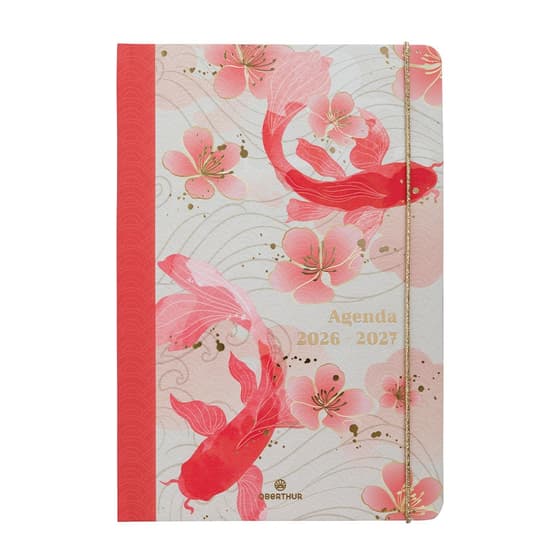 obe26825582-agenda-semainier-oberthur-sakura-koi-17x24,5cm-2026-2027-1