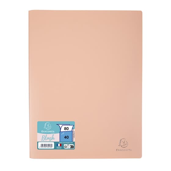 exa034018-protege-documents-a4-exacompta-blush-pastel-80-vues-40-pochettes-rose