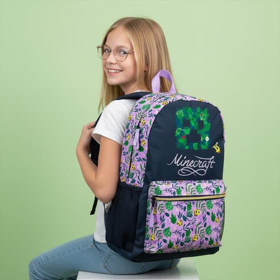 JACMF237931281---Sac-à-dos-MINECRAFT-Bee-World-1-compartiment-noir-et-violet-1