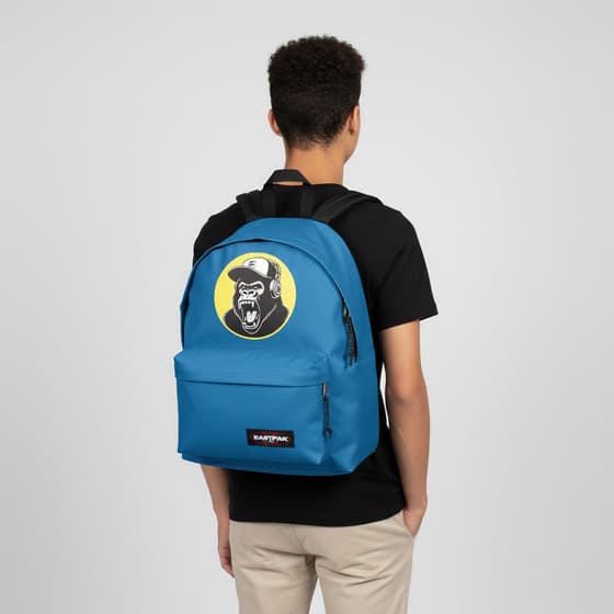 Sac-à-dos-EASTPAK-Padded-Pak'r-Bubble-Blue-Personnalisable