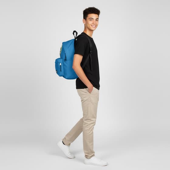 Sac-à-dos-EASTPAK-Padded-Pak'r-Bubble-Blue-Personnalisable-2