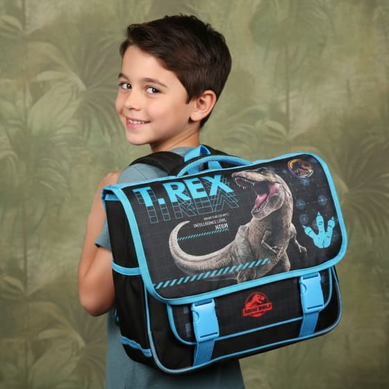 BAGDES25JURTH13TREX-Cartable-JURASSIC-WORLD-T-Rex-38-cm-2-compartiments-2