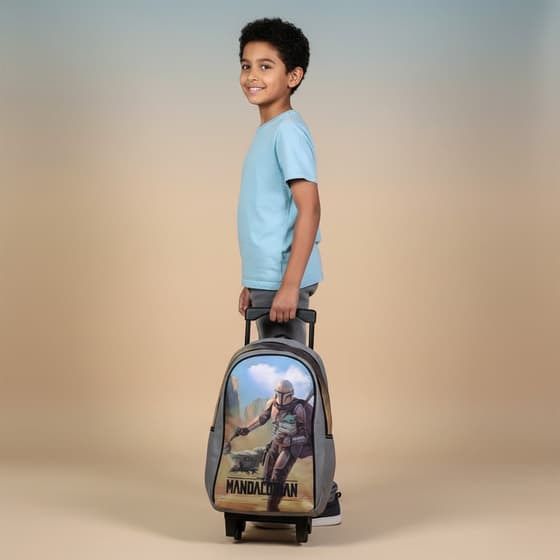 BAGDES25SWTT16ORIAN-Sac-à-dos-à-roulettes-STAR-WARS-The-Mandalorian-1-compartiment-1