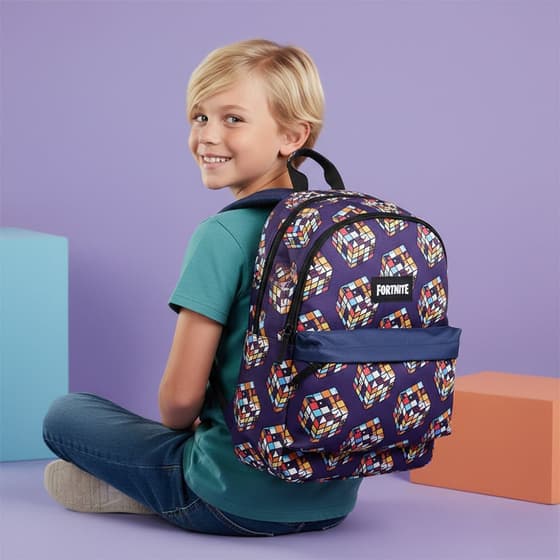 BAGDES25FORTH14PAN-Sac-à-dos-FORTNITE-Cubes-2-compartiments-2