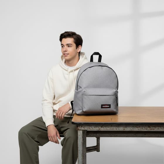 EK620363-Sac-à-dos-EASTPAK-Gris-Padded-Pakr-SUNDAY-GREY-version-chiné-Gris-2
