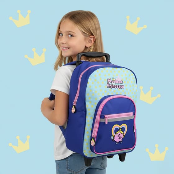 OBEDES25694780BLEU-Sac-à-dos-à-roulettes-maternelle-MONSIEUR-MADAME-Mme-Princesse-2