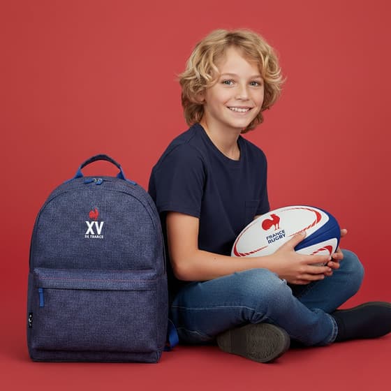 LAPDES2523EFFR204BOR-Sac-à-dos-FFR-Equipe-de-France-1-compartiment-Bleu-2