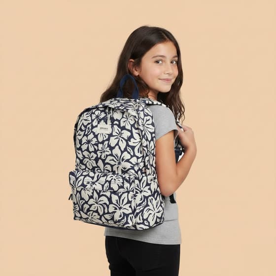 RIP046WBA49-Sac-à-dos-RIP-CURL-Dome-1-compartiment-Navy-Blanc-+-Trousse-ronde-RIP-CURL-Offert-1