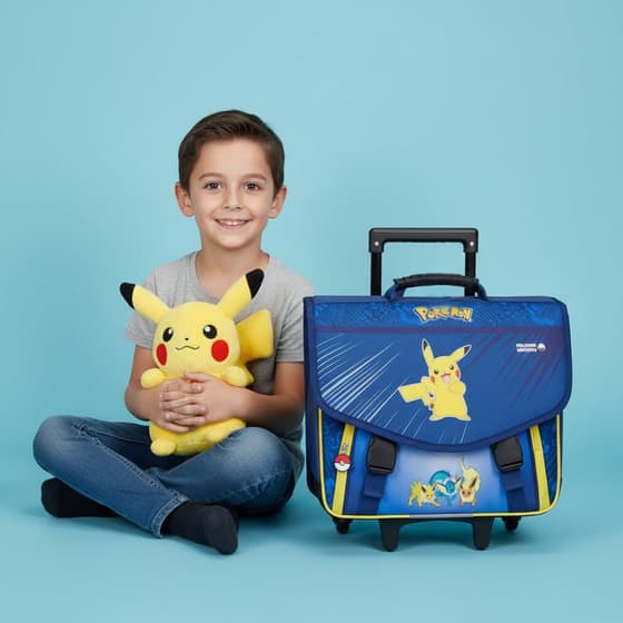 LAPDES2423APOK203ARO-Cartable-à-roulettes-POKEMON-Team-Evoli-41cm-2-compartiments-1