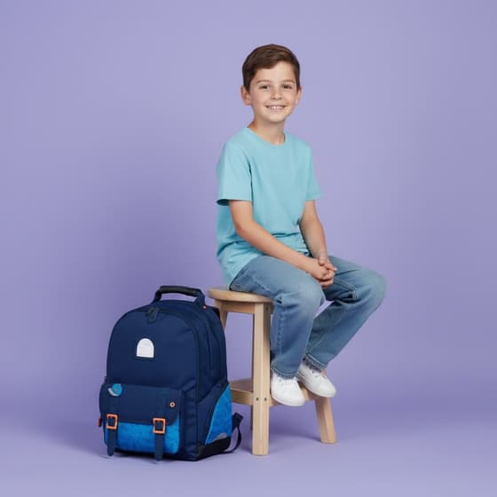 OBE7384700-Sac-à-dos-KICKERS-Boy-Fantaisie-2-compartiments-2