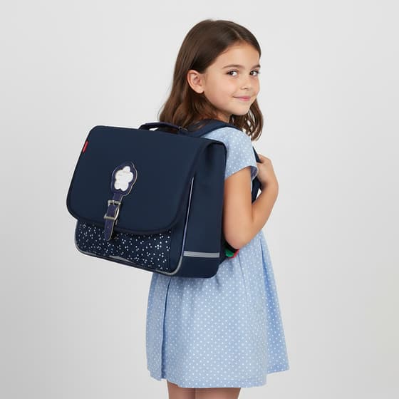 OBE669560-Cartable-KICKERS-Blue-Flower-35cm-1-compartiment-2