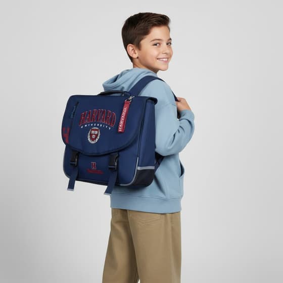 KIDHAR42373-Cartable-HARVARD-University-38-cm-2-compartiments