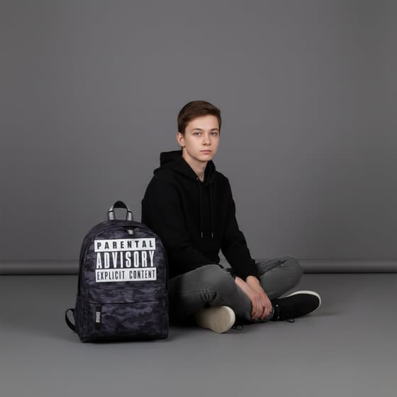 OBEDES23641500-Sac-à-dos-PARENTAL-ADVISORY-Camo-1-compartiment