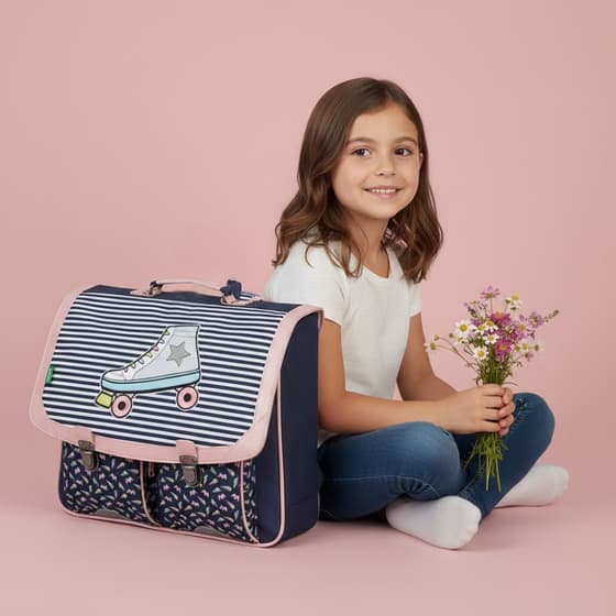 ALIDES2446221-Cartable-TANN'S-Les-Fantaisies-Léa-41cm-2-compartiments