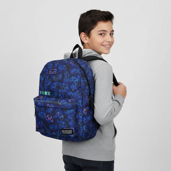 VAD42100311-Sac-à-dos-SKOOTER-Gamers-Unite-Never-Underestimate-Gamers-1-compartiment