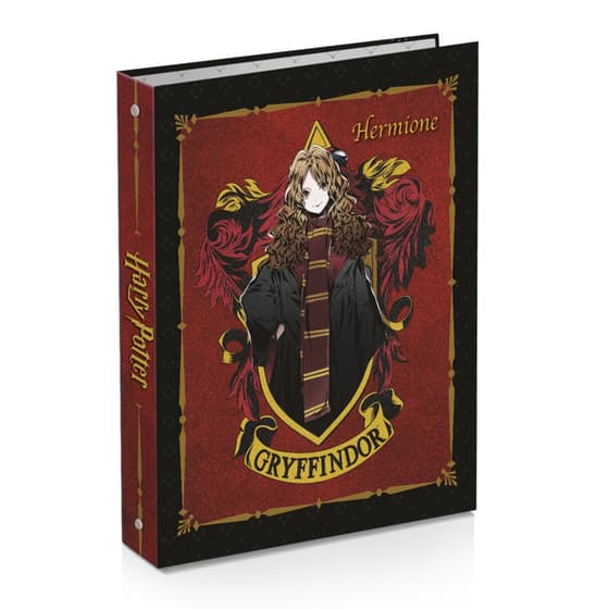 kidhap55036hermione-classeur-scolaire-a4-harry-potter-manga-hermione-4-anneaux-rouge-1