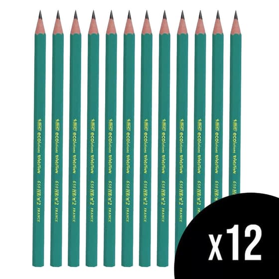 lot-de-12-crayons-papier-hb-bIc-ecolutions 1