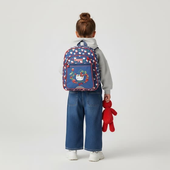 KIDHEK86002-Sac-à-dos-Baby-HELLO-KITTY-Strawberry