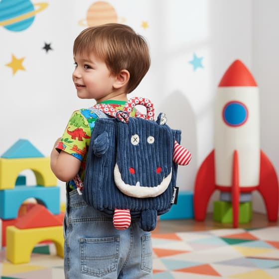 GLO35017-Sac-à-dos-baby-LES-DEGLINGOS-Hippipos-l'Hippo-Bleu-Marine