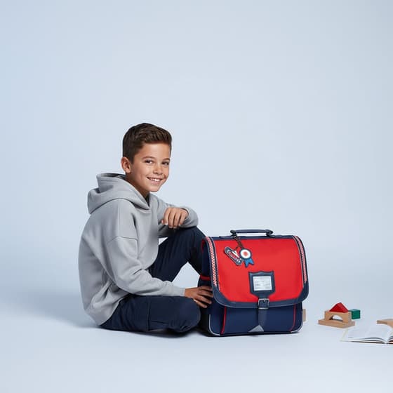 Cartable-TANN'S-Les-Signatures-Noé-38cm-2-compartiments-TAN38125
