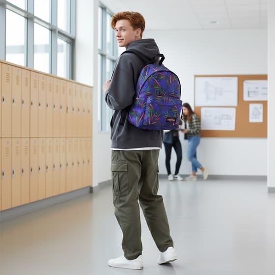 Sac-à-dos-EASTPAK-Padded-Pak'R-Brize-Palm-Navy-1-compartiment-EK0006208V3-(2)
