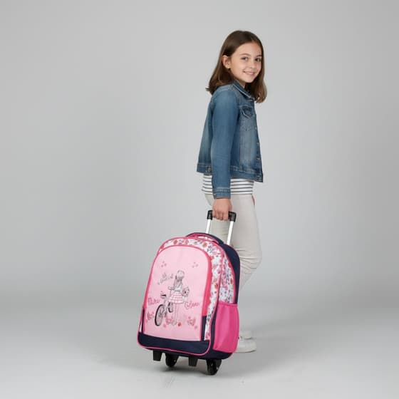 BAGDES25PBTH16BIKE-Sac-à-dos-à-roulettes-POIVRE-BLANC-2-compartiments-rose-(2)