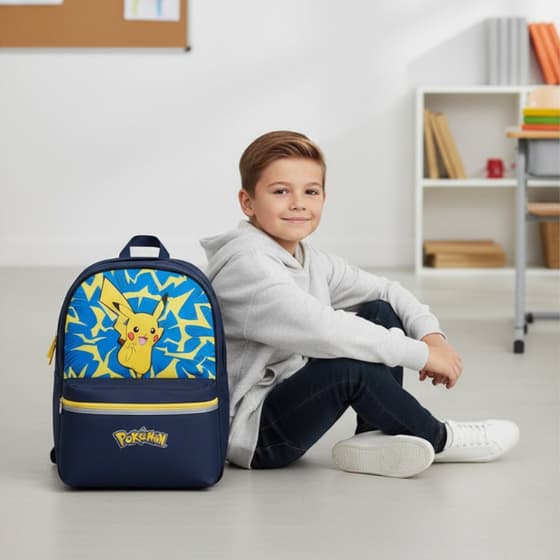 Sac-à-dos-POKEMON-Pikachu-Eclair-2-compartiments-LAP25IPOK204ASA