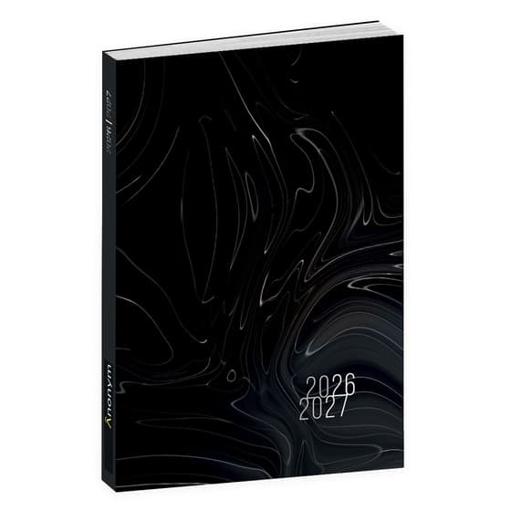 catanofobagnoir-agenda-scolaire-anonym-black-abstract-liquid-2026-2027-1
