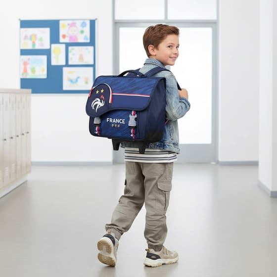 Cartable-à-roulettes-FFF-Equipe-de-France-41cm-2compartiments-bleu-25BFFF203ARC