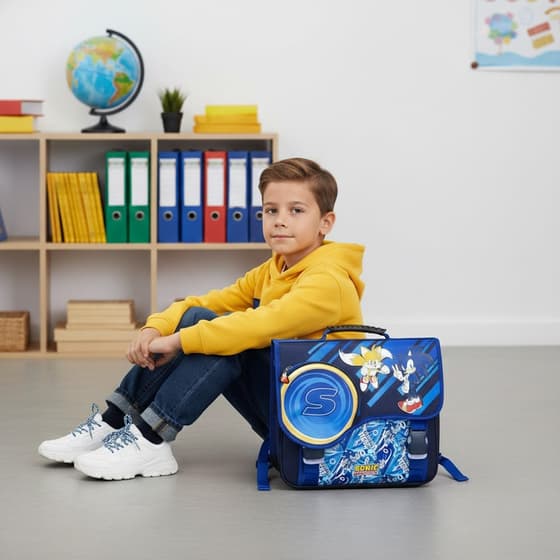 Cartable-SONIC-Tails-38cm-2-compartiments-223SON203ACC