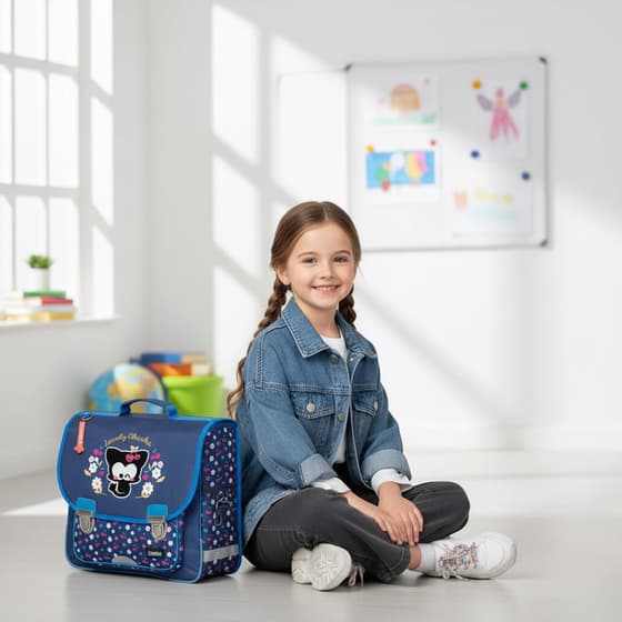 Cartable-CHACHA-Cherry-36-cm-2-compartiments-KIDCHA66300