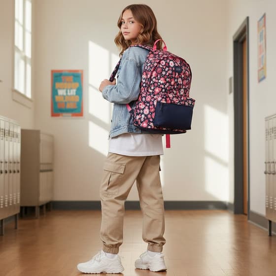 Sac-à-dos-RIP-CURL-Dome-1-compartiment-Navy-Rose-+-Trousse-ronde-RIP-CURL-Offerte-RIP046WBA1689