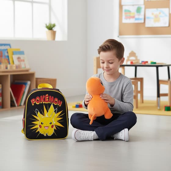 Sac-à-dos-maternelle-POKEMON-Pikachu-noir--25PPOK201SAC