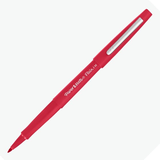 14570326-stylo-feutre-papermate-tempo-flair-rouge-1