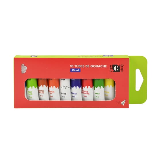 807562-10-tubes-de-gouache-10ml-graphmate-2