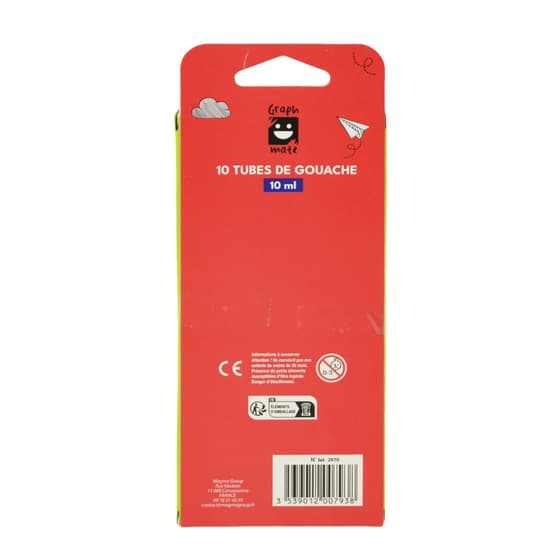807562-10-tubes-de-gouache-10ml-graphmate-4
