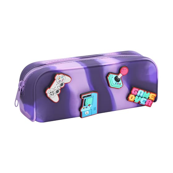 pucpcase114-trousse-rectangulaire-pkrandco-game-over-avec-charms-violette-1
