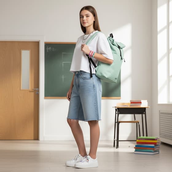 Sac-à-dos-EASTPAK-Up-Roll-Storm-Frost-1-compartiment-vert-d'eau-EK0A5BGF6O2
