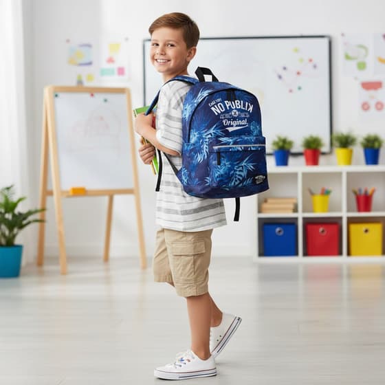Sac-à-dos-NO-PUBLIK-Blue-Tropic-1-compartiment-HAM100770599-(2)