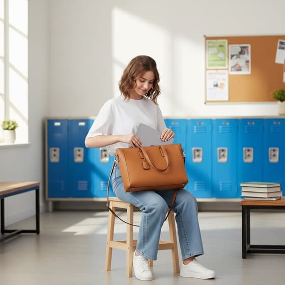 Sac-à-main-Business-OBERTHUR-Lady-Bradford-compartiment-ordinateur-Camel-OBE655372-(1)