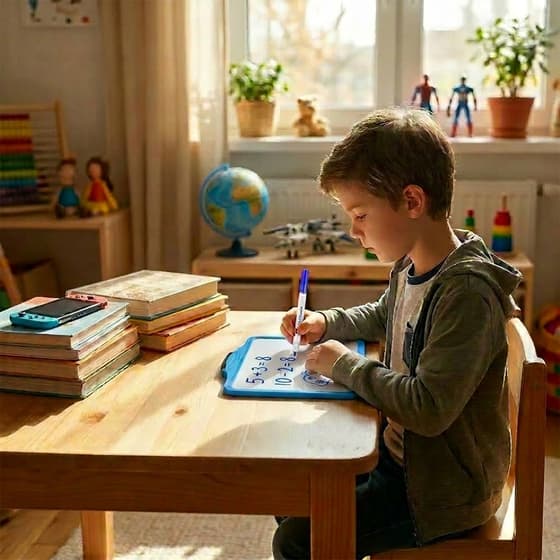 Mise en situation - Kit ardoise blanche scolaire graphmate