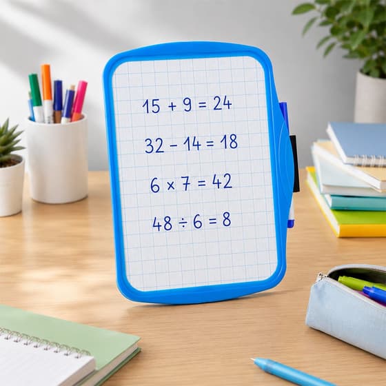 Mise en situation - Kit ardoise blanche scolaire graphmate 1