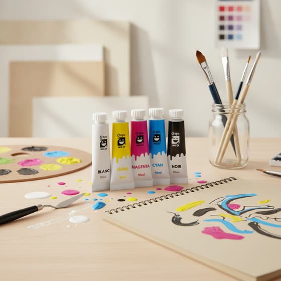 5-tubes-de-gouache-GRAPHMATE-10ml