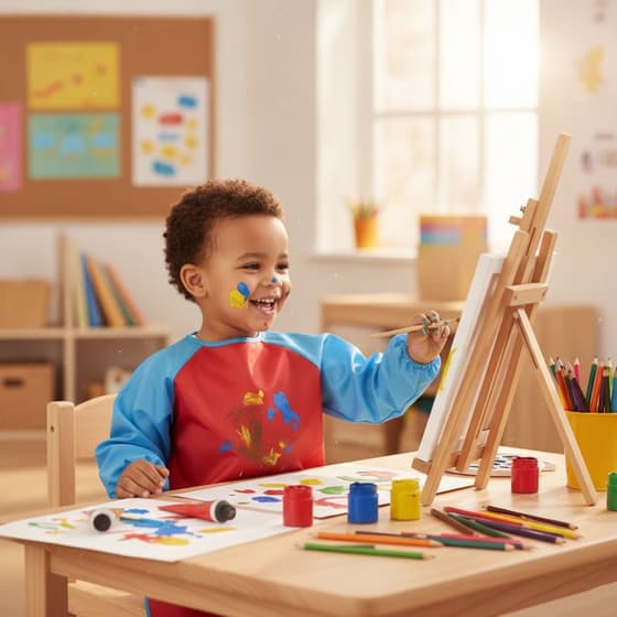 visuel-ambiance-tablier-enfant-avec-manches-taille-m-rouge