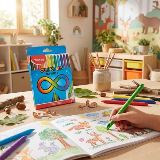 VA-12 Crayons de Couleur MAPED Color'Peps Infinity