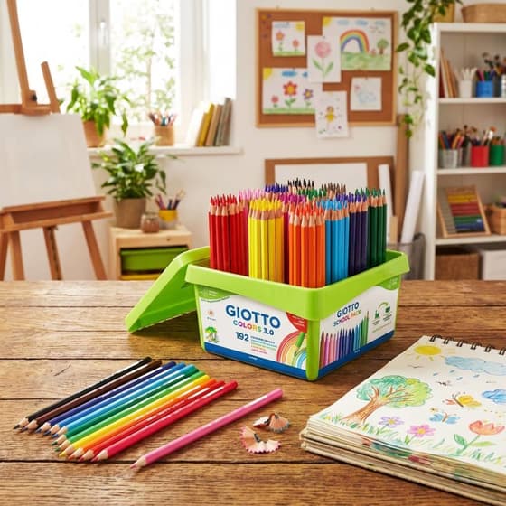 VA-Pack de 192 Crayons de couleur GIOTTO Colors 3.0