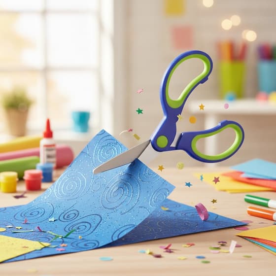 Ciseaux ambidextre GRAPHMATE 14cm droitier et gaucher-2