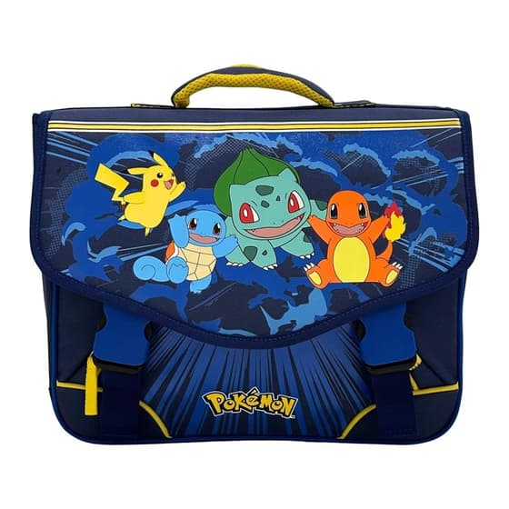 LAP26KPOK203AKL-Cartable POKEMON Team Pikachu 38cm 2 compartiments