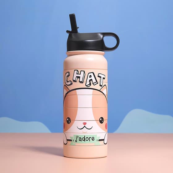 cmpka0801rose-gourde-enfant-acier-inoxydable-chat-kawaii-puzzle-750ml-rose-7